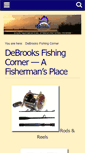 Mobile Screenshot of debrooksfishingcorner.com